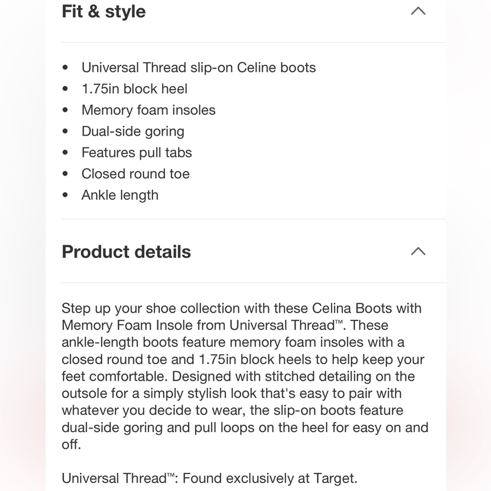 Universal Thread Celina Suede Ankle Boots - Picture 11 of 11